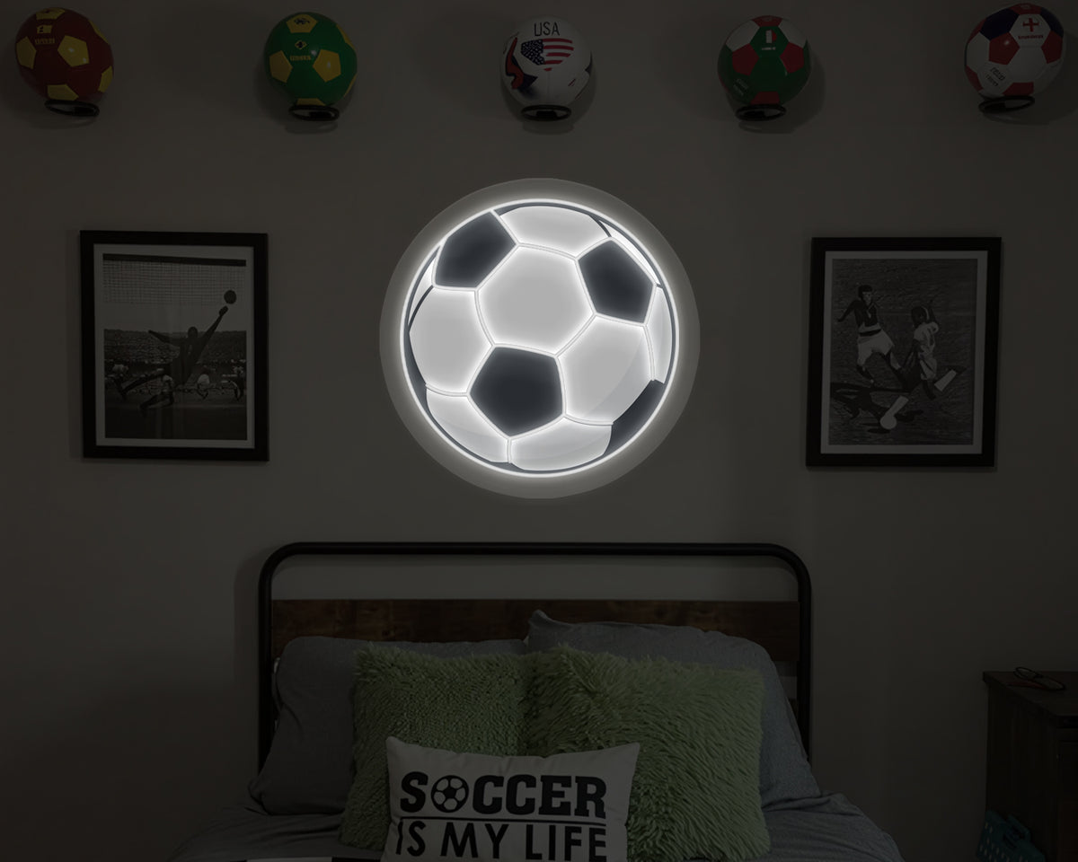 Soccer Ball Neon Sign