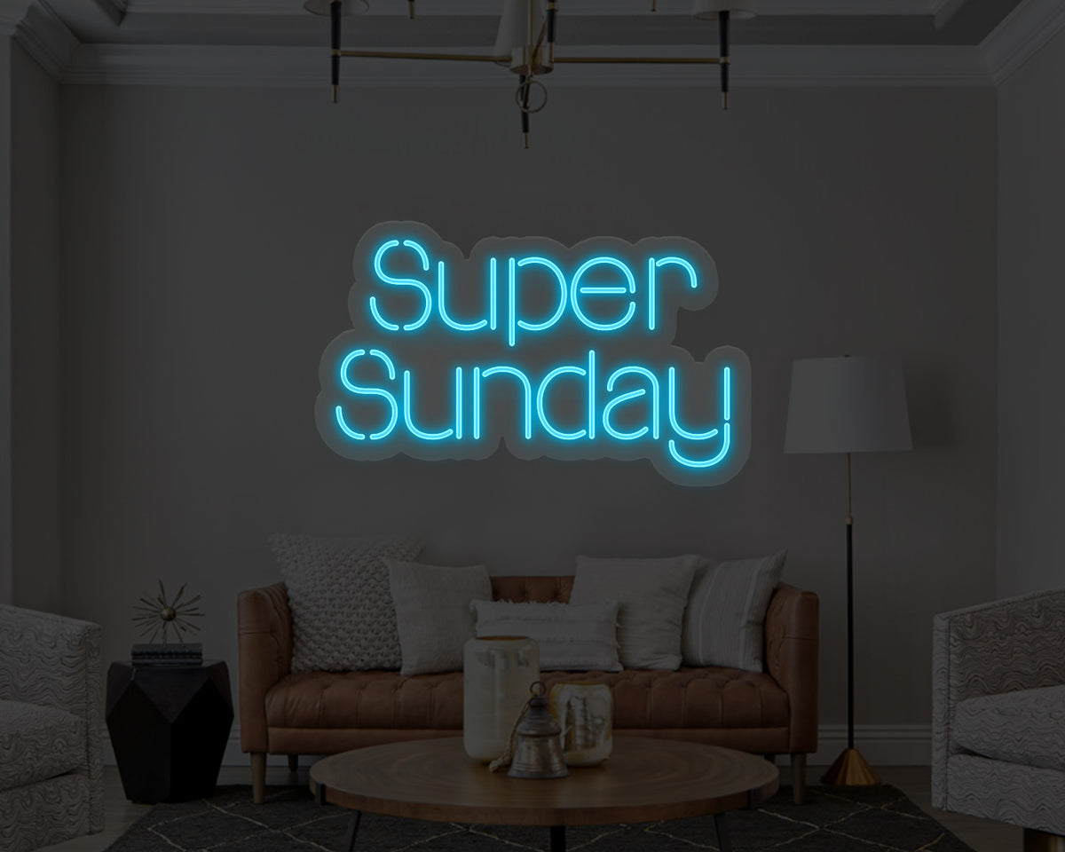 Super Sunday Neon Sign