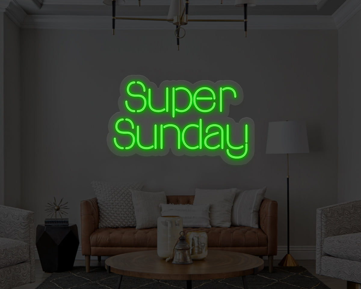 Super Sunday Neon Sign
