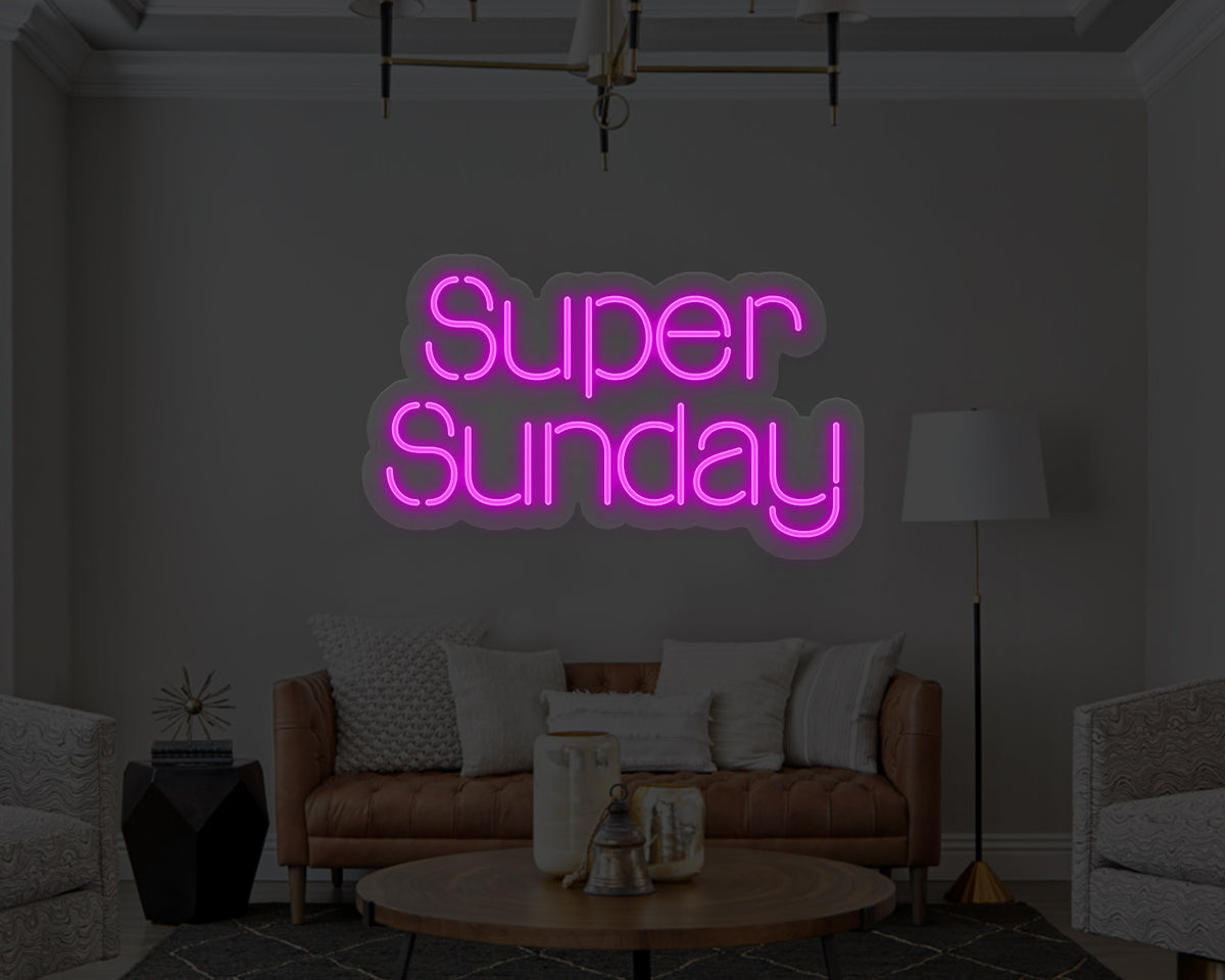 Super Sunday Neon Sign