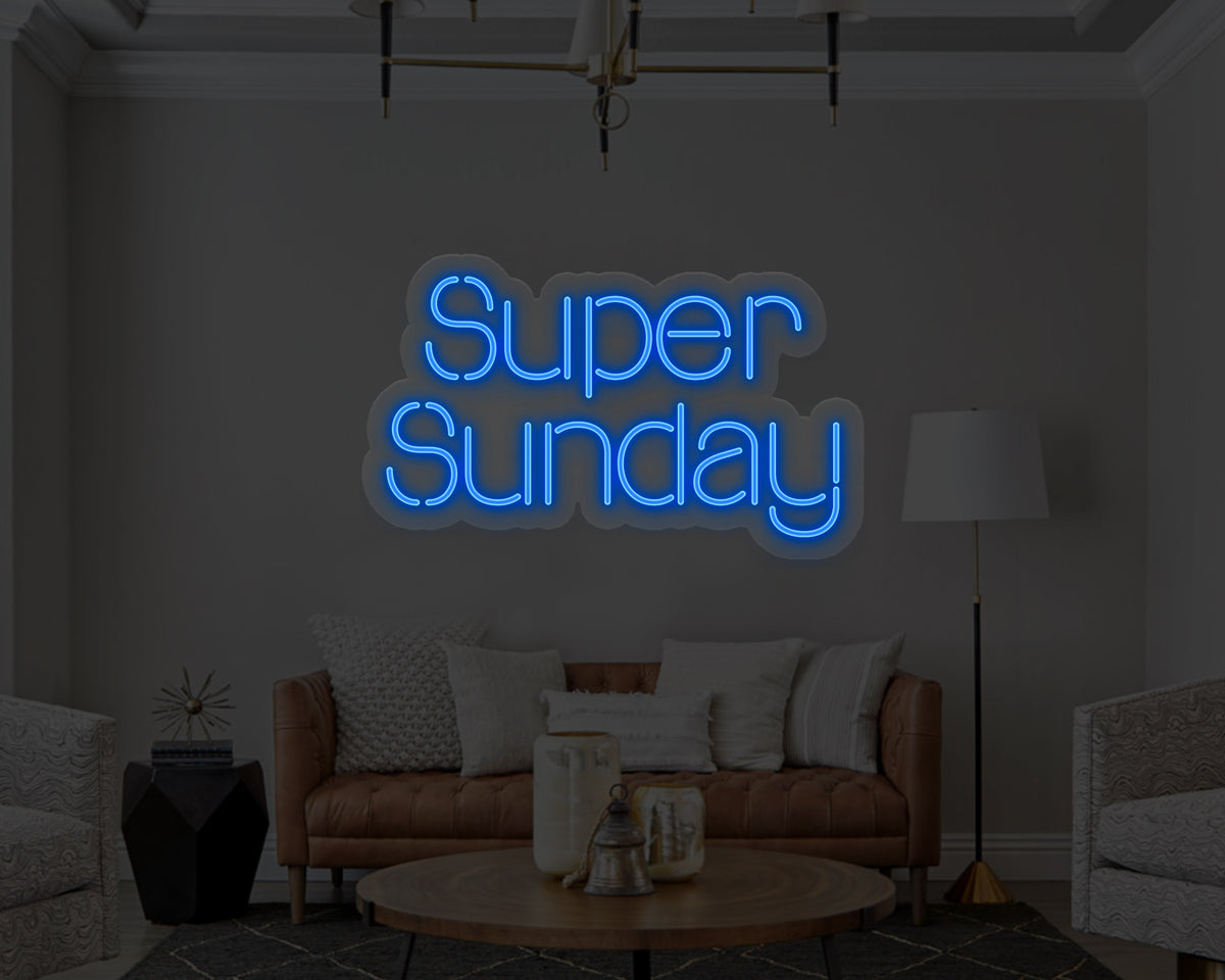 Super Sunday Neon Sign
