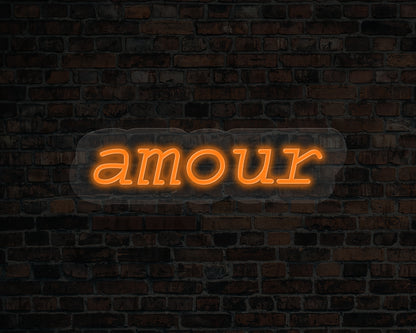 amour Neon Sign