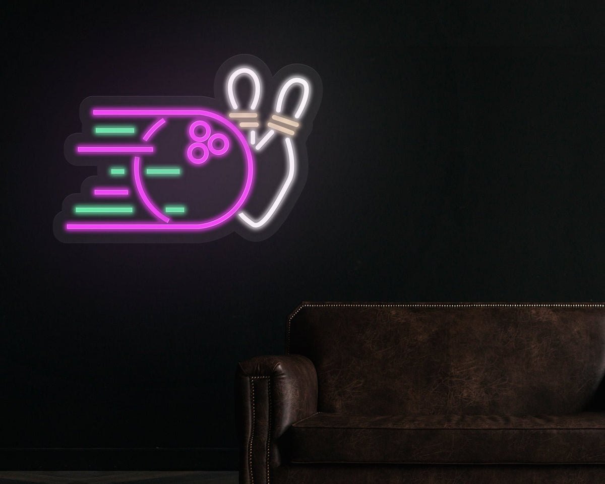 Bowling Neon Sign