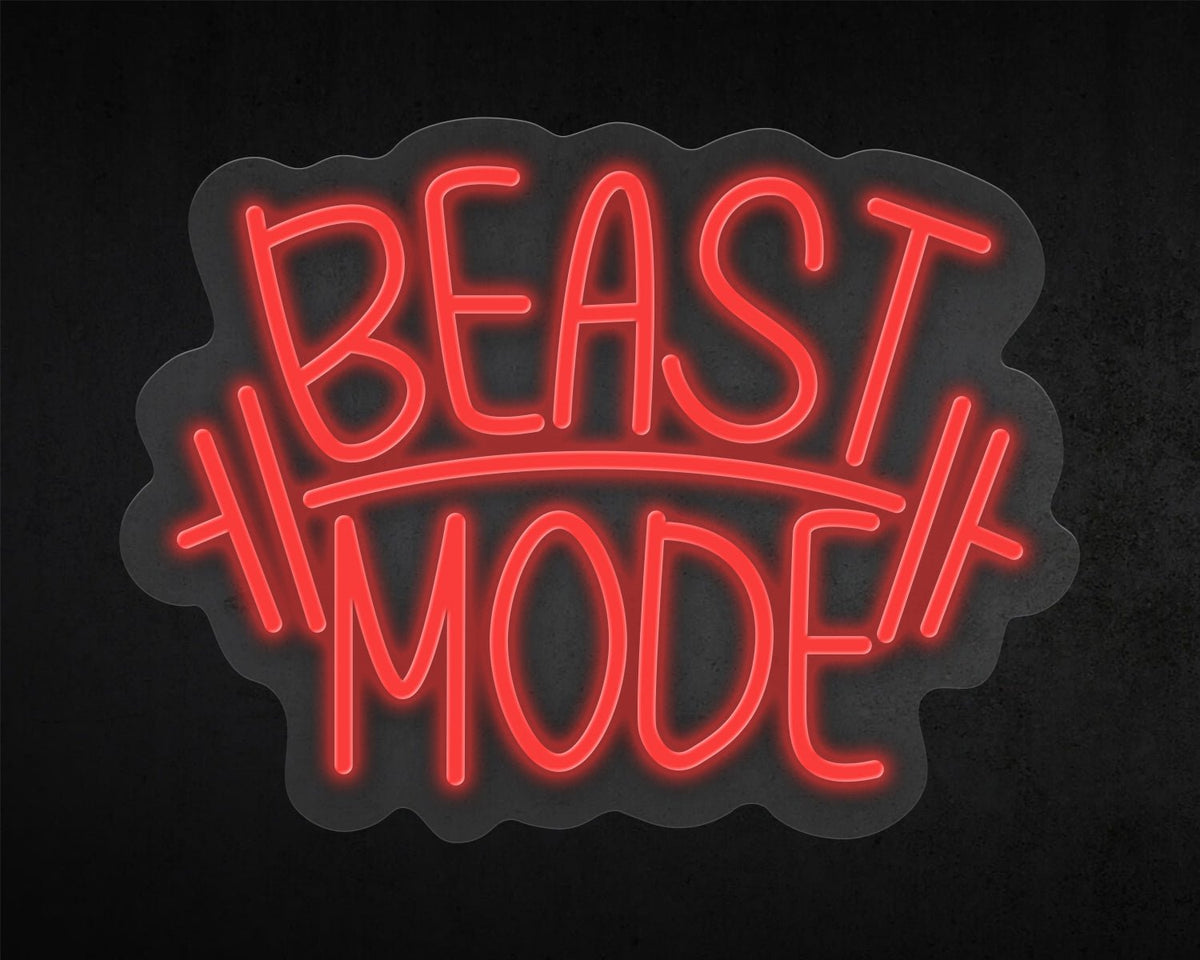 Beast Mode Neon Sign