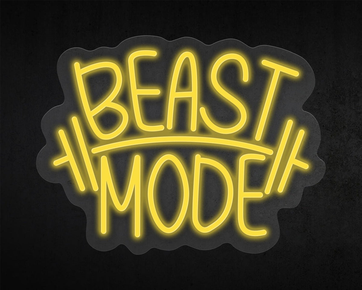 Beast Mode Neon Sign