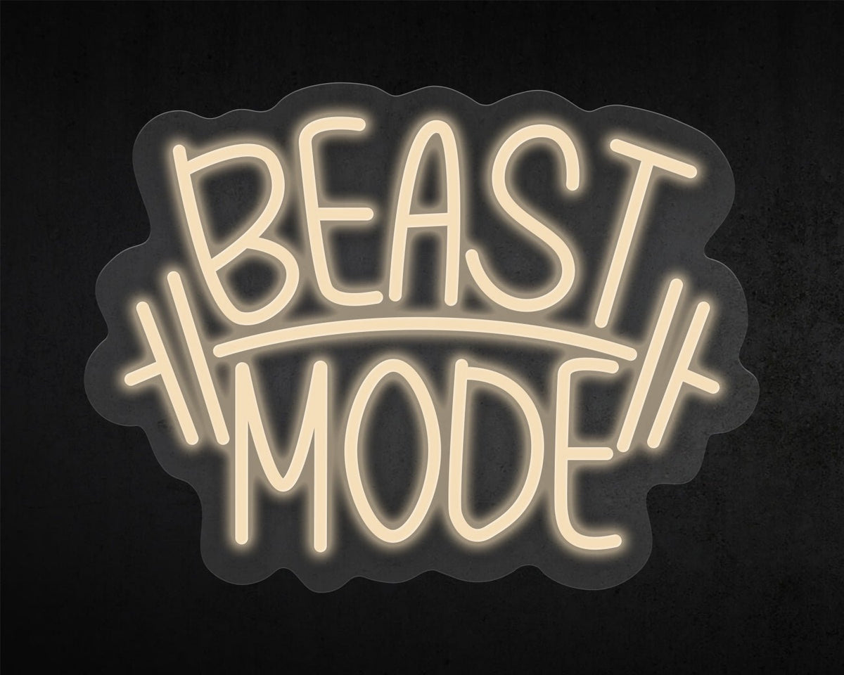 Beast Mode Neon Sign