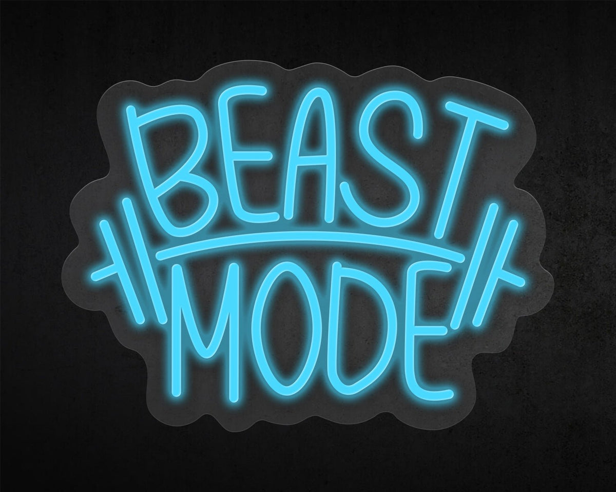 Beast Mode Neon Sign