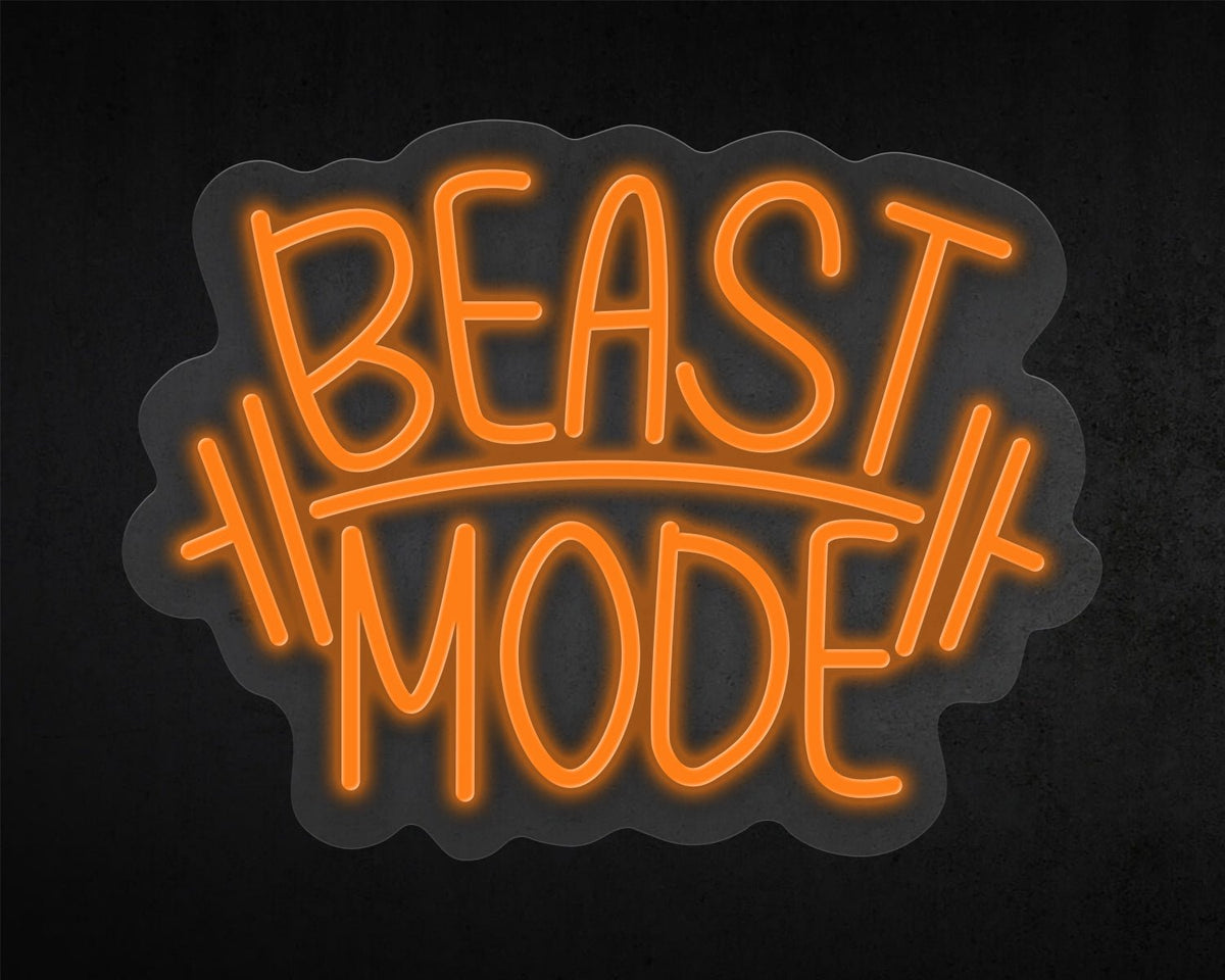 Beast Mode Neon Sign