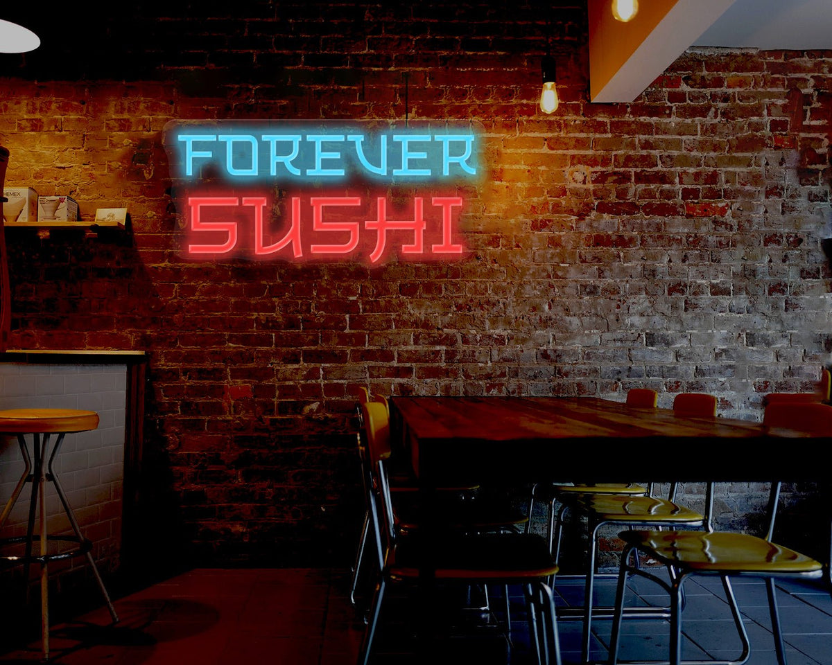 Forever Sushi Neon Sign