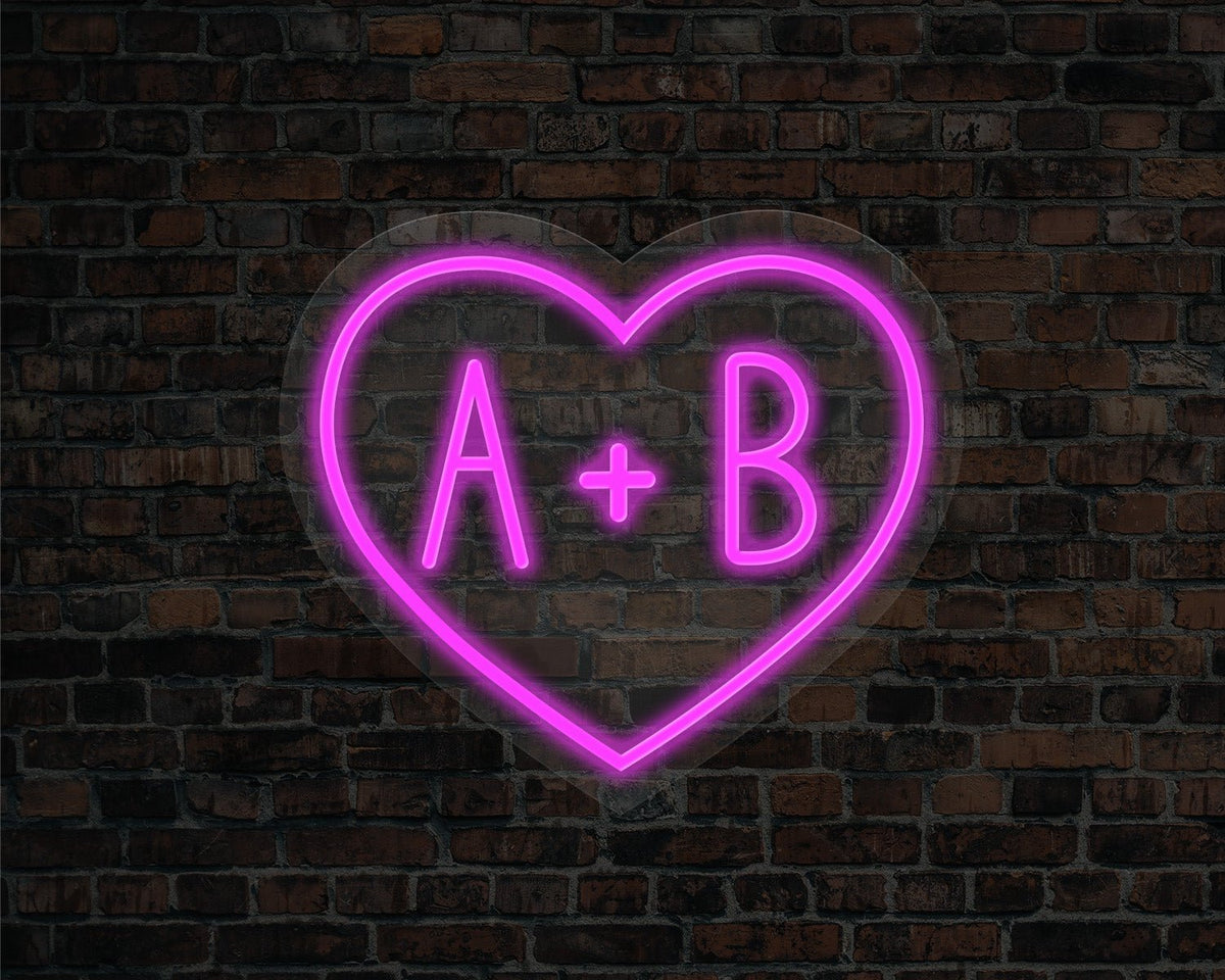 Custom Love Heart Neon Sign