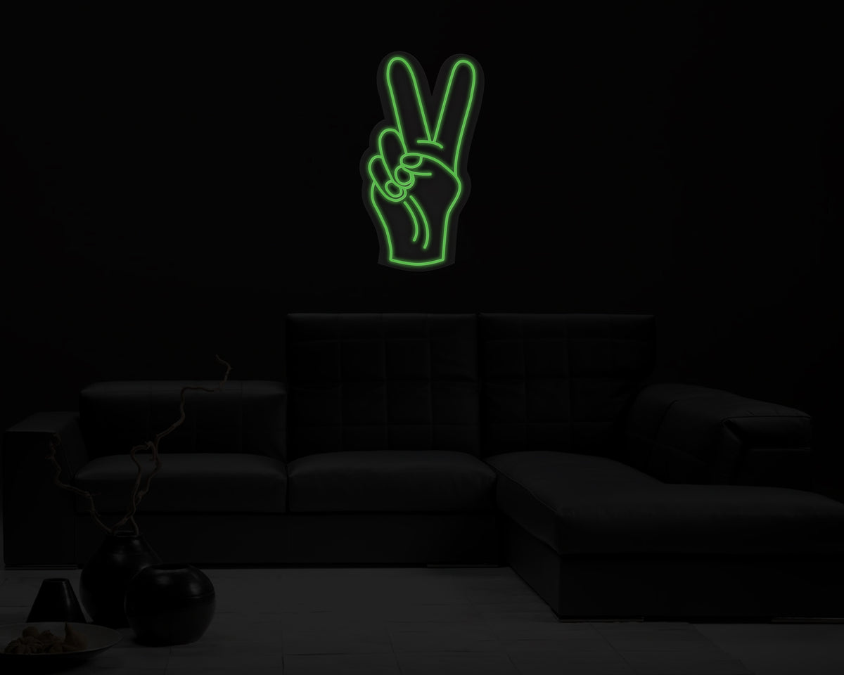 Peace Neon Sign