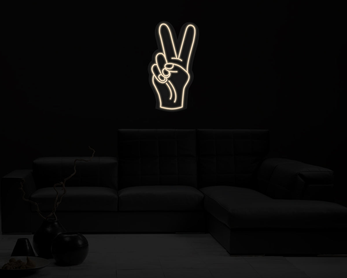 Peace Neon Sign