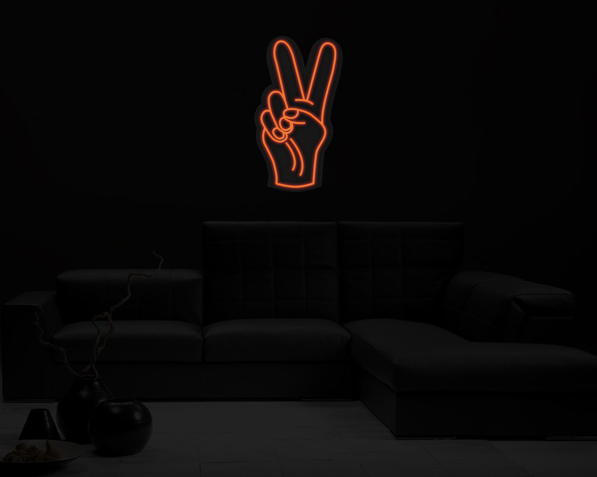 Peace Neon Sign