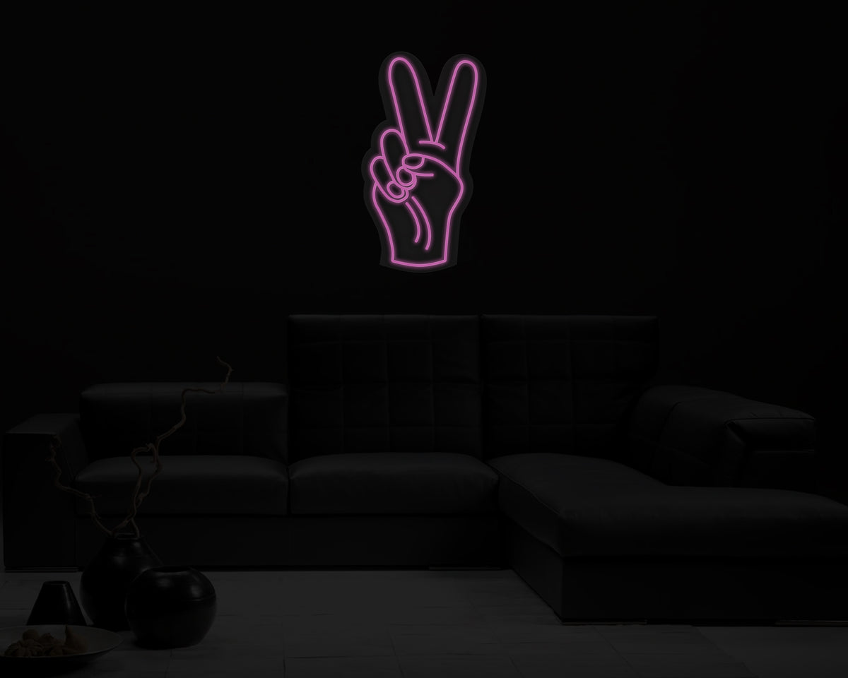 Peace Neon Sign