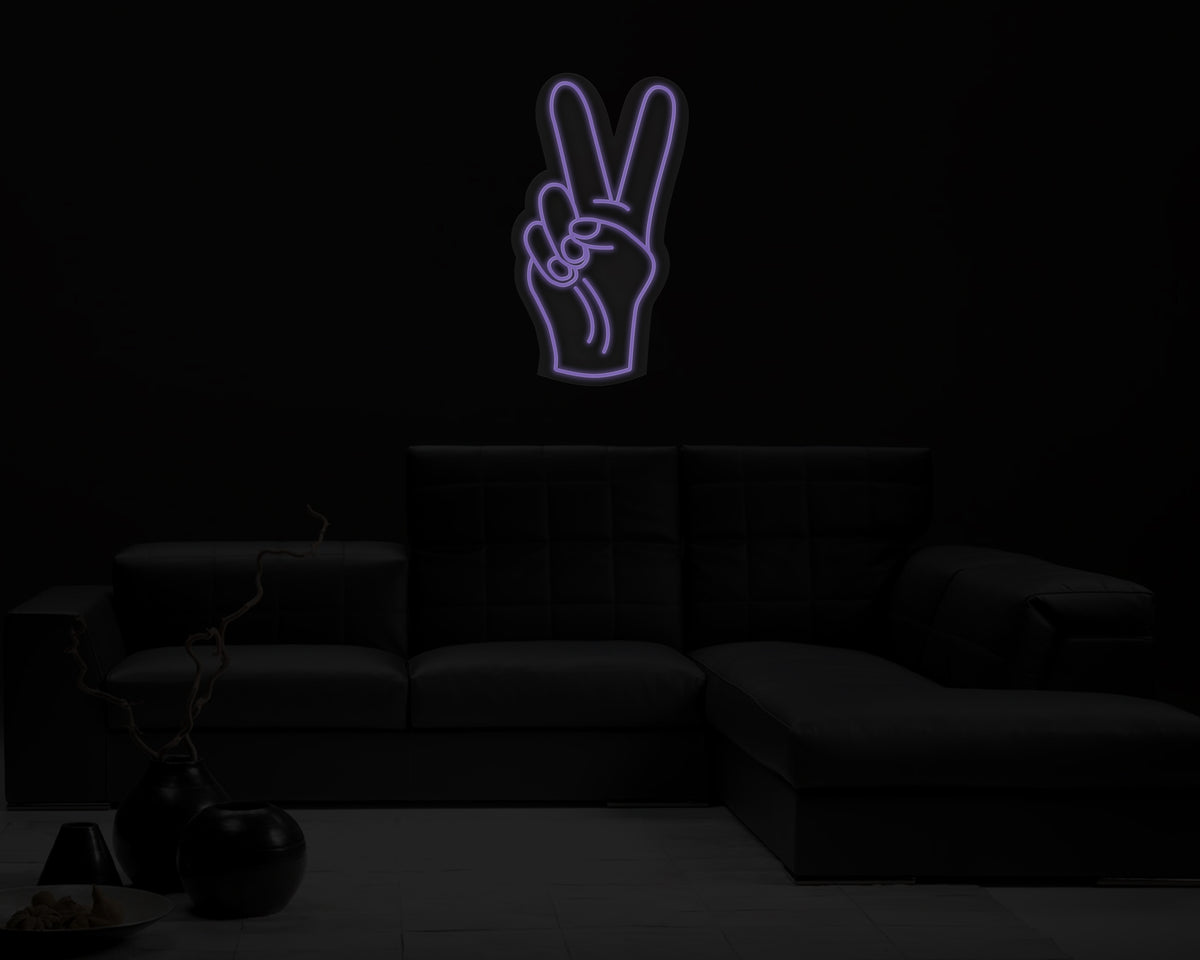 Peace Neon Sign