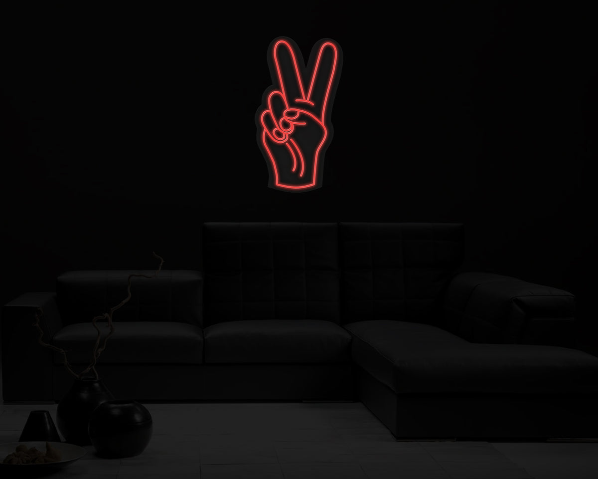 Peace Neon Sign
