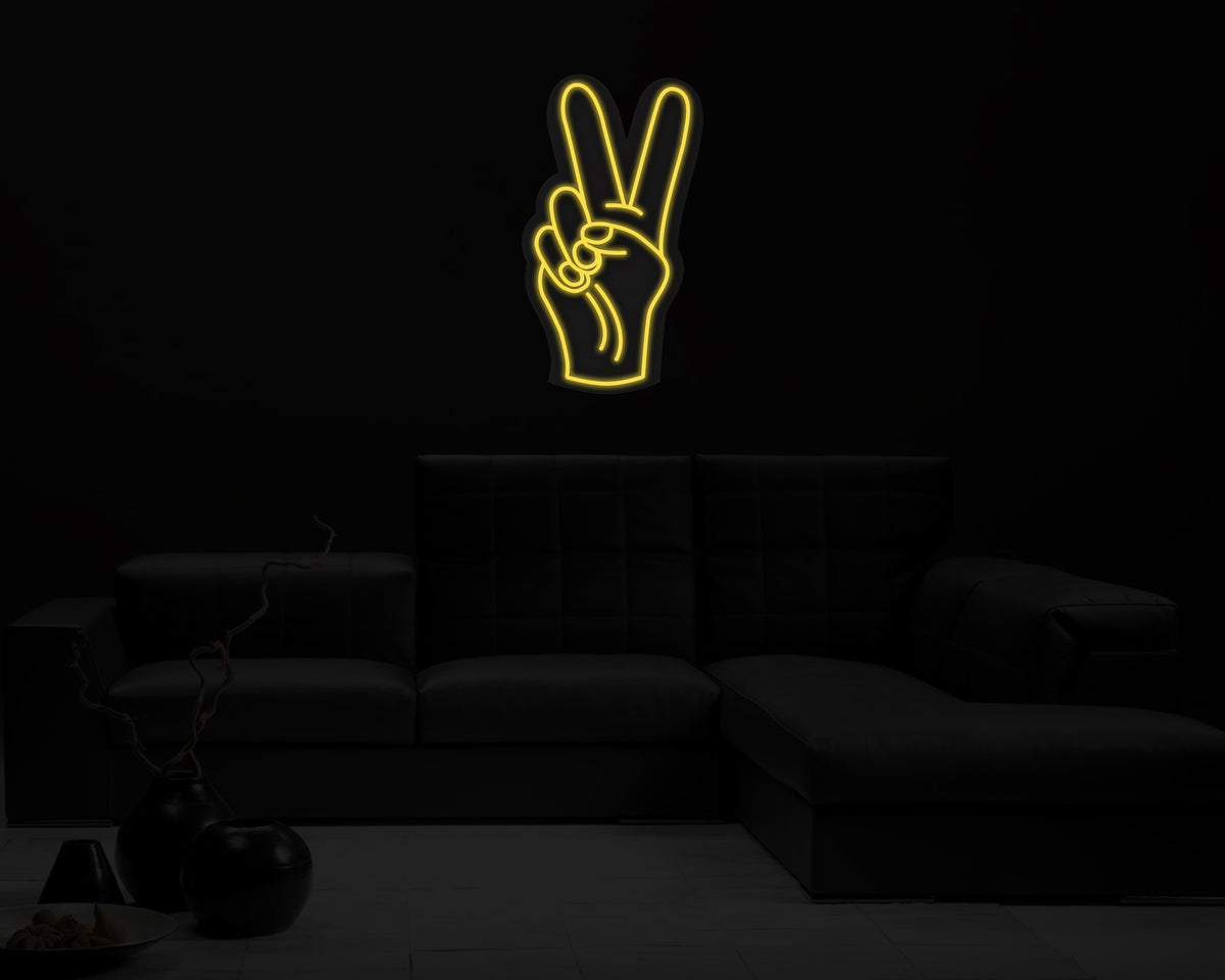 Peace Neon Sign
