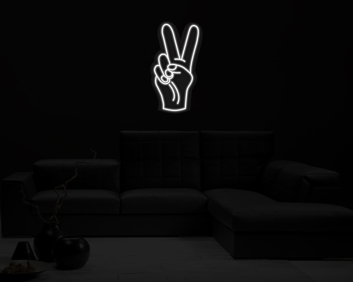 Peace Neon Sign